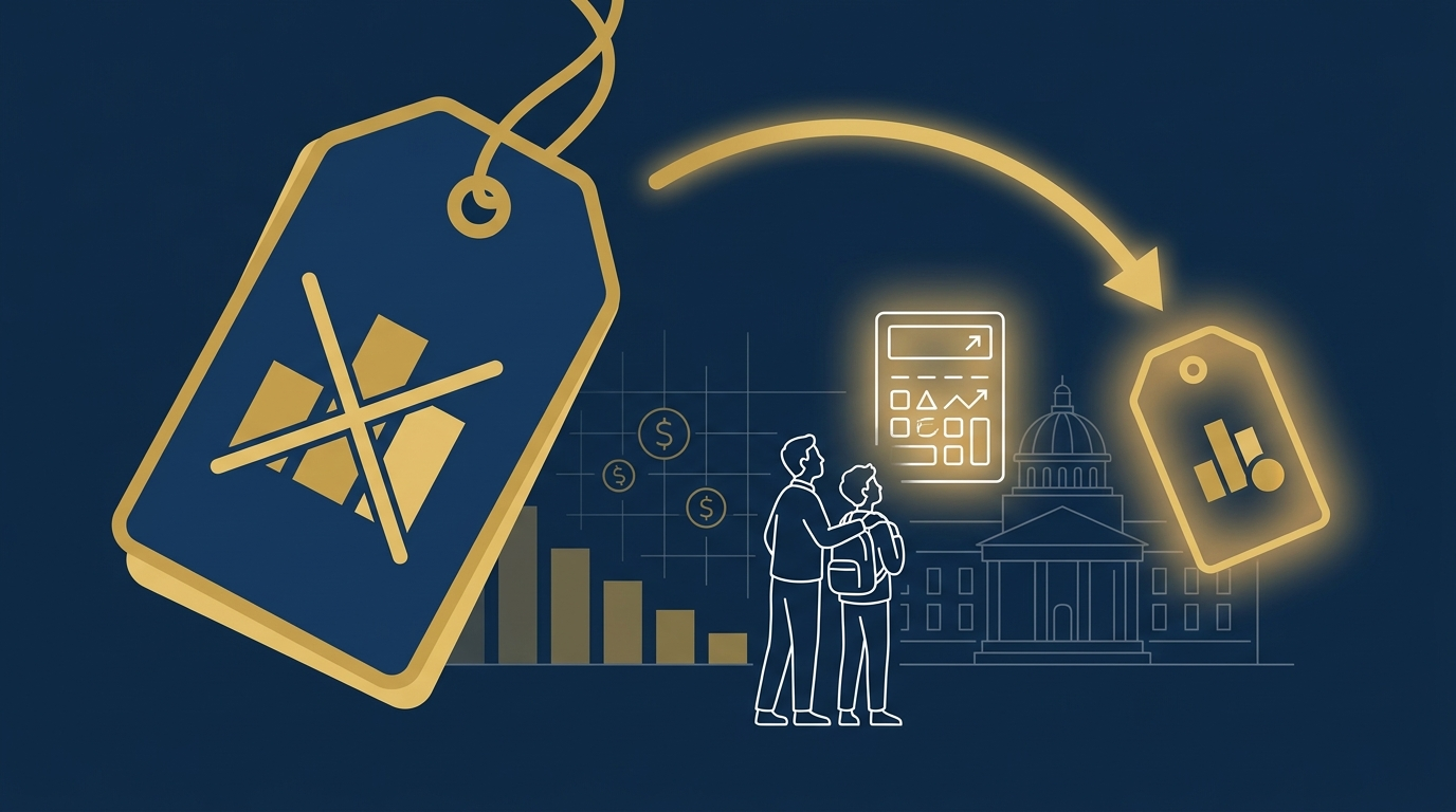 Every college is required to post a Net Price Calculator. Run it before you apply. Here's how to read the numbers, why the new Parent PLUS caps change your list, and how to build in a financial safety — a step-by-step August guide for families of rising seniors.