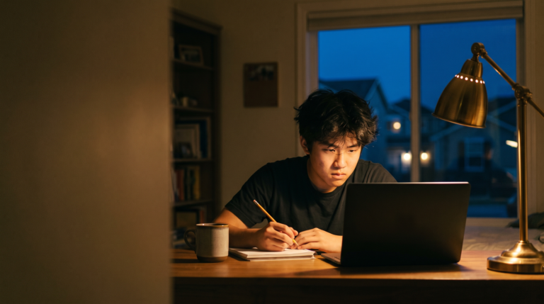 The day after the application goes in, senior grades become a second application. Here is how first-quarter grades enter early review, why fall semester grades decide a deferral, what the counselor sends in January, the three reasons an offer gets rescinded, and how to report a schedule change.